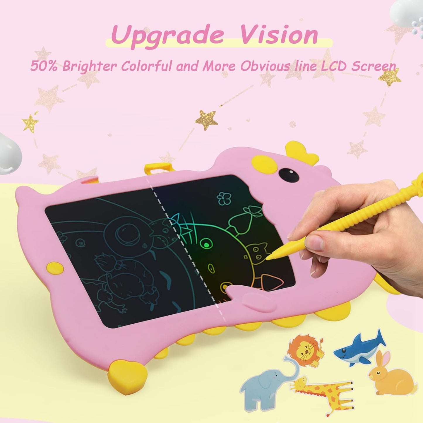 LCD Writing Tablet Doodle Board Kids