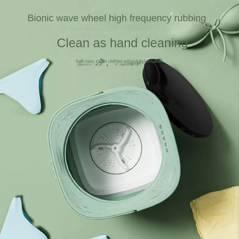 Powerful Mini Foldable Washing Machine with Dryer